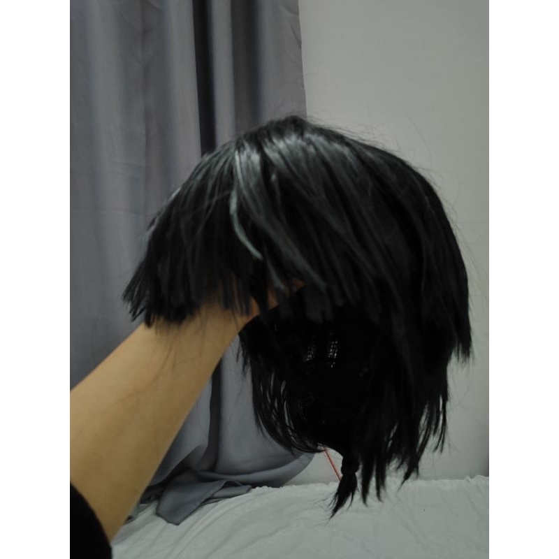 wig hitam