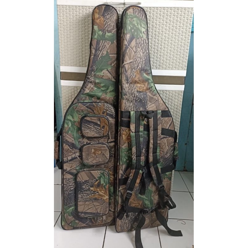 TAS SENAPAN CAMO 120 CM PLUS SAKU POMPA GX BUSA TEBAL KUALITAS PREMIUM