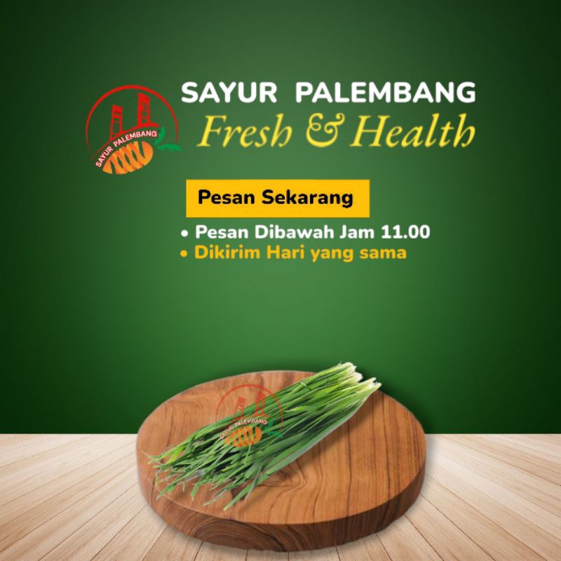 

Daun Kucai /Ikat - Sayur Palembang