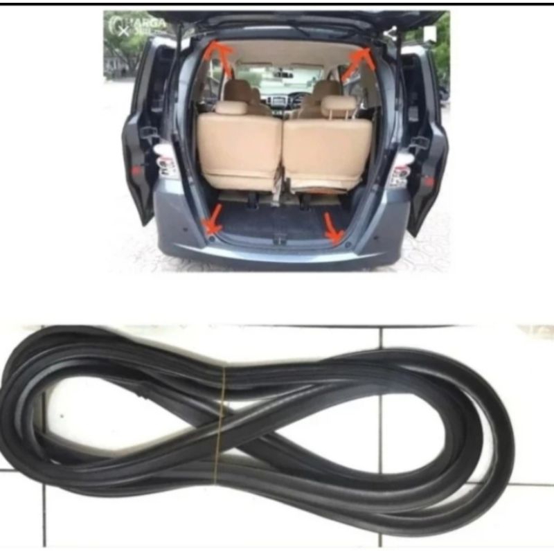 karet pintu karet bagasi belakang mobil Honda Freed original