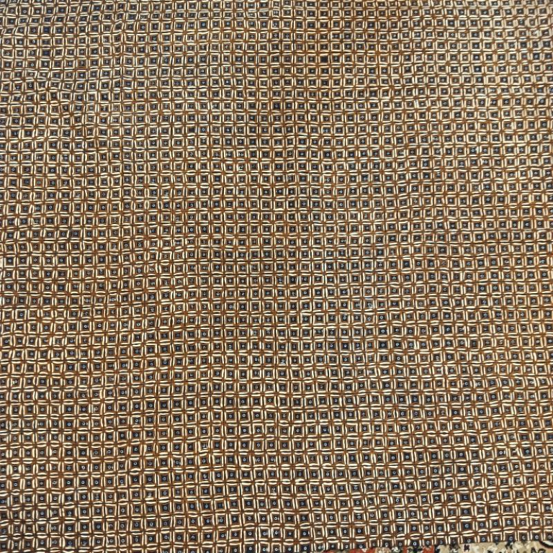 Kain batik full tulis cantingan halus motif kawung kopi warna soga alam batik asli tulis soloan