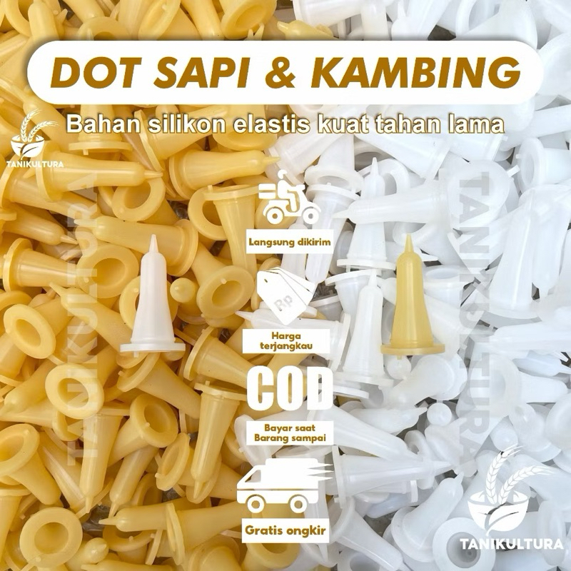 DOT SAPI EMPENG KAMBING BOTOL DOT ANAK SAPI PEDET DOT CEMPE SILIKON ELASTIS DOT SUSU HEWAN