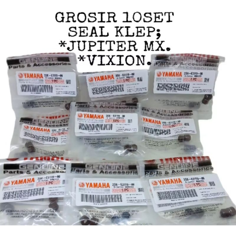 Grosir 10 Set Sil Seal Klep Jupiter mx,Vixion,MX King.
