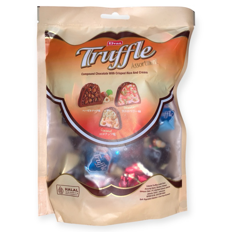 

ELVAN TRUFFLE - ASSORTMENT HAZELNUT, COCONUT & STRAWBERRY (150g)