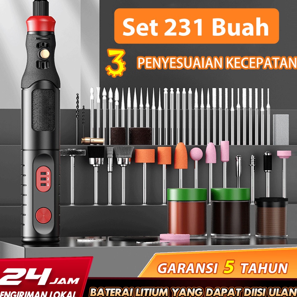 Update Terheboh  COD Bor Mini Grinder Set Mesin Ukir Poles Gerinda Listrik Alat Ukir Grafir Alat Uki