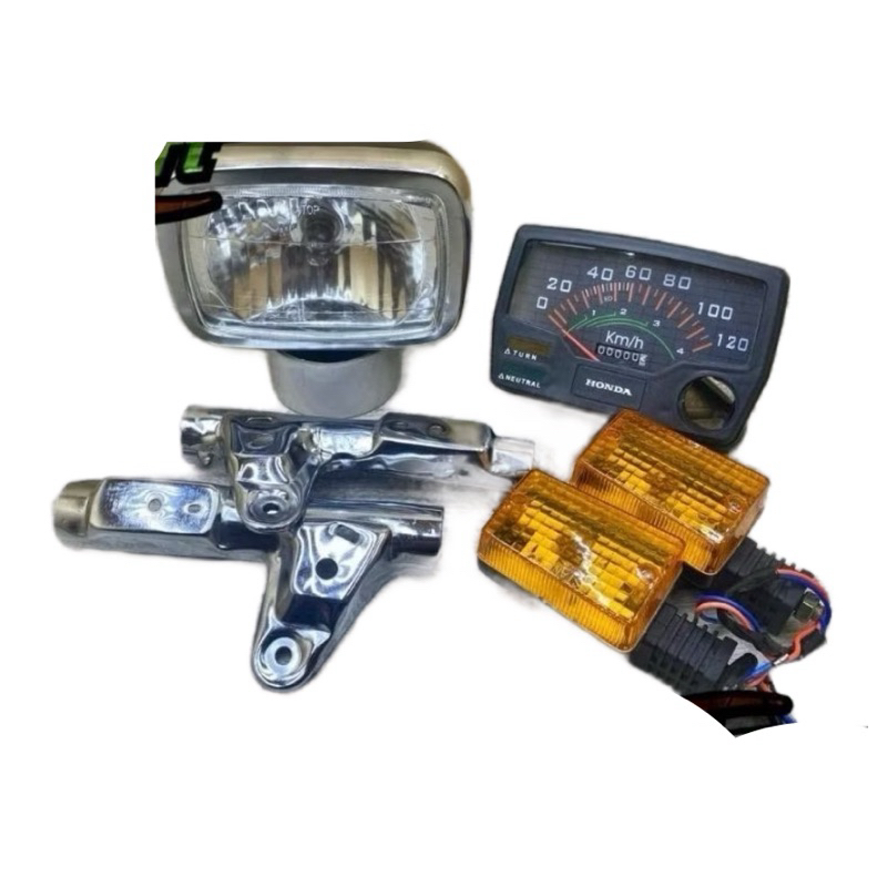 paket lampu depan win honda win 100 lama win 100 tahun tua set kupingan lampu win 100 speedometer se