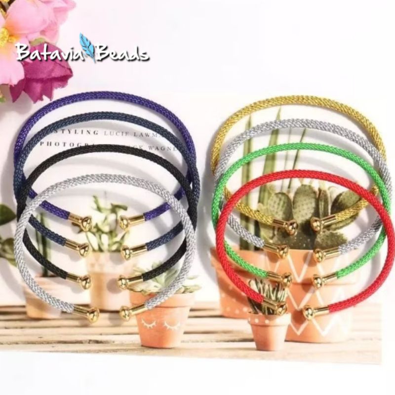 Gelang Tali Kawat Anti Air Untuk Charm Liontin Emas Model Terbaru