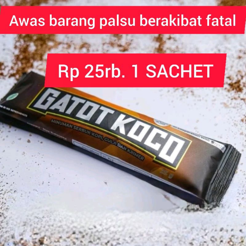 

A kopi gatot koco original 100% asli