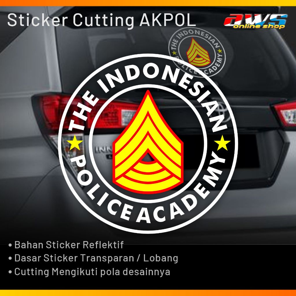 

Sticker Cutting Indonesian Police Academy AKPOL Big Size