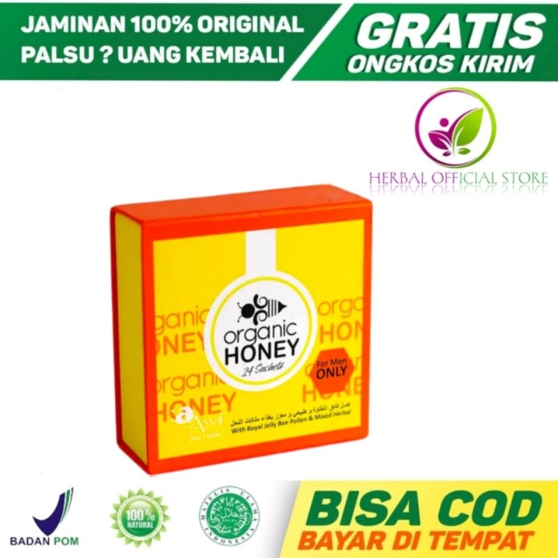 

ORGANIC HONEY 1 BOX ISI 24 SACHET