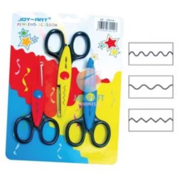 

Gunting Kertas Prakarya Zigzag / sett isi 3 pcs