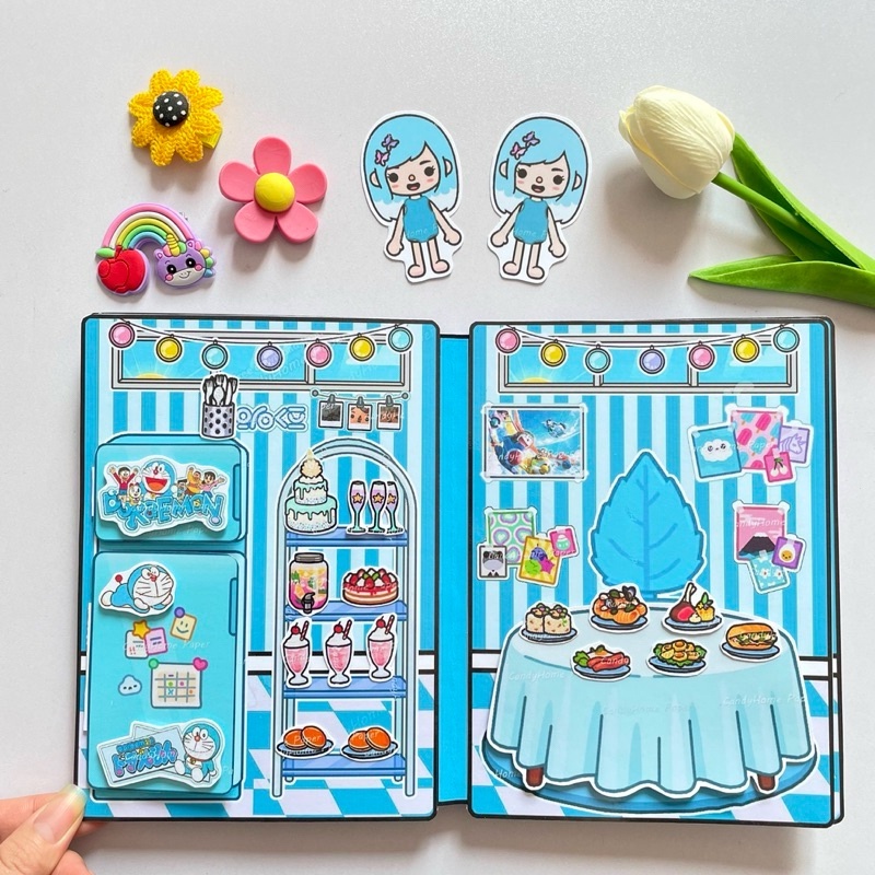 TOCA BOCA PAPER QUIET BOOK / MAINAN BP ANAK MODERN