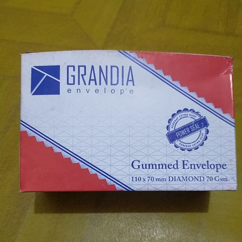 

amplop kecil grandia 110x70 mm isi 100 lembar