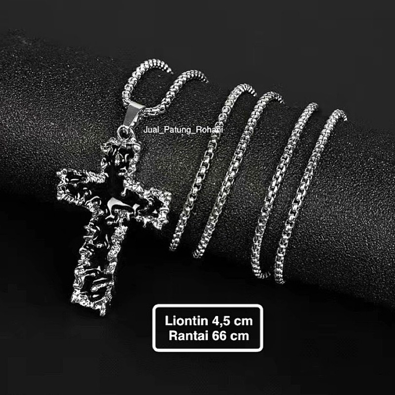 Kalung Salib Hitam