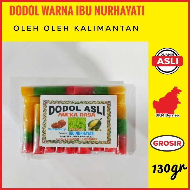 

Dodol Warna Ibu Nurhayati Oleh Oleh Banjarmasin Kalimantan