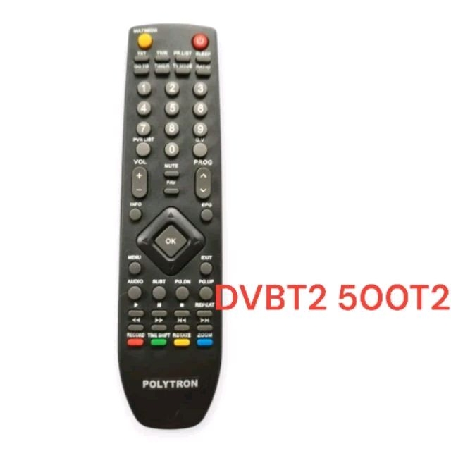 REMOTE STB POLYTRON DVB T2 PDV 500T2 SET TOP BOX