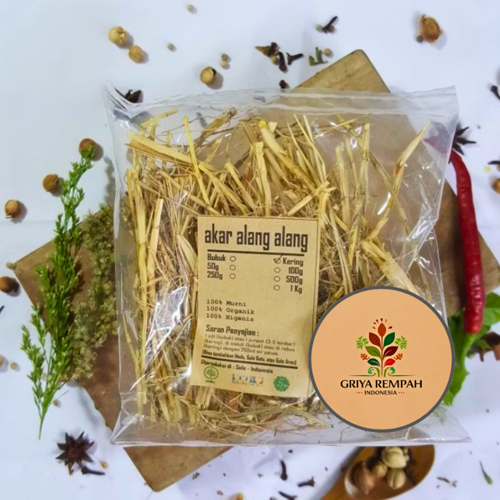 

AKAR ALANG-ALANG KERING 50 GRAM – Ilalang Ramuan Rempah Herbal Alami Jamu Tradisional untuk Kesehatan Ginjal & Detoks Tubuh Imperata cylindrica