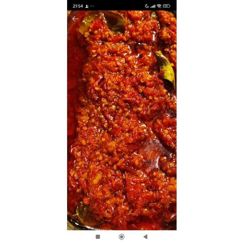 

sambal ulek bawang pencinta pedas selera mantap 150 gram