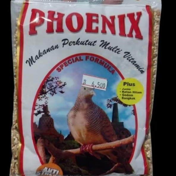 PHOENIX PERKUTUT PAKAN MAKANAN HARIAN BURUNG PERKUTUT MIX BIJI MILET GODEM KEMΑSAN 200GR