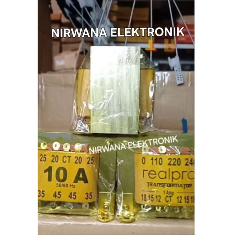 TRAFO 10 AMPERE 45V CT TEMBAGA MURNI REALPRO