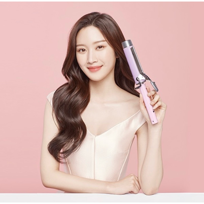 [Preloved] Vodana Glamwave Curling Iron 36mm, purple, with box