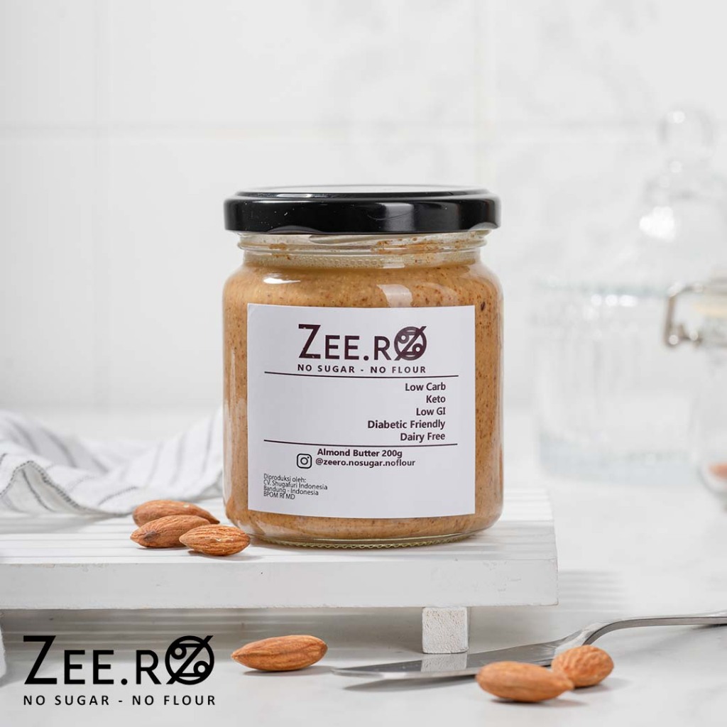 

Zeero Almond Butter 200gr / 100% Almond / Gluten free /No Preservative