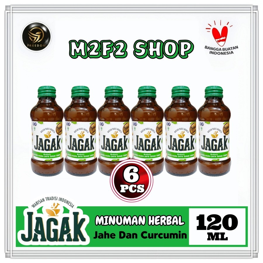 

Jagak Minuman Tradisional Kesehatan Herbal Alami - 120 ml (Kemasan 6 Pcs)