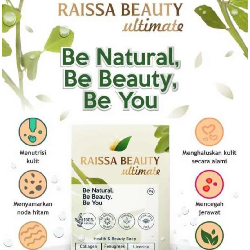 Raissa Beauty Ultimate Sabun Wajah Menjaga Elastisitas Kulit
