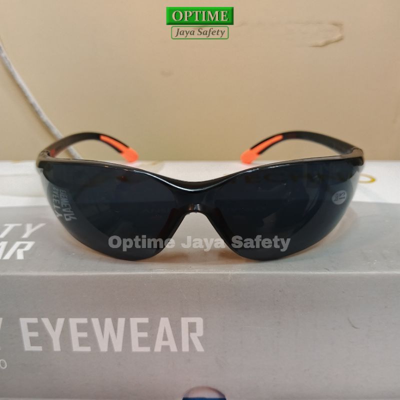 Kacamata / Safety Glasses Black Hitam Fashion - Tahan Patah Murah ANSI Z87.1 Original