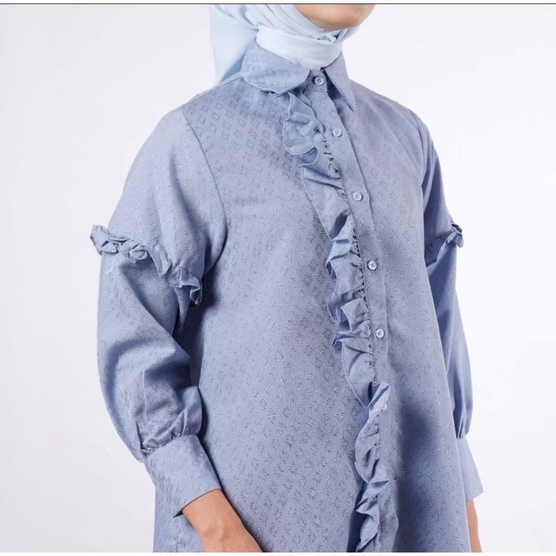 NEW BLOUSE ALEZA - TAVA SHIRT DUSTY BLUE