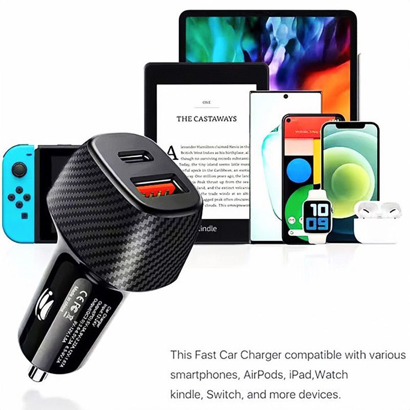 Car Charger Adaptor Charger HP Untuk Mobil Motor AN-22