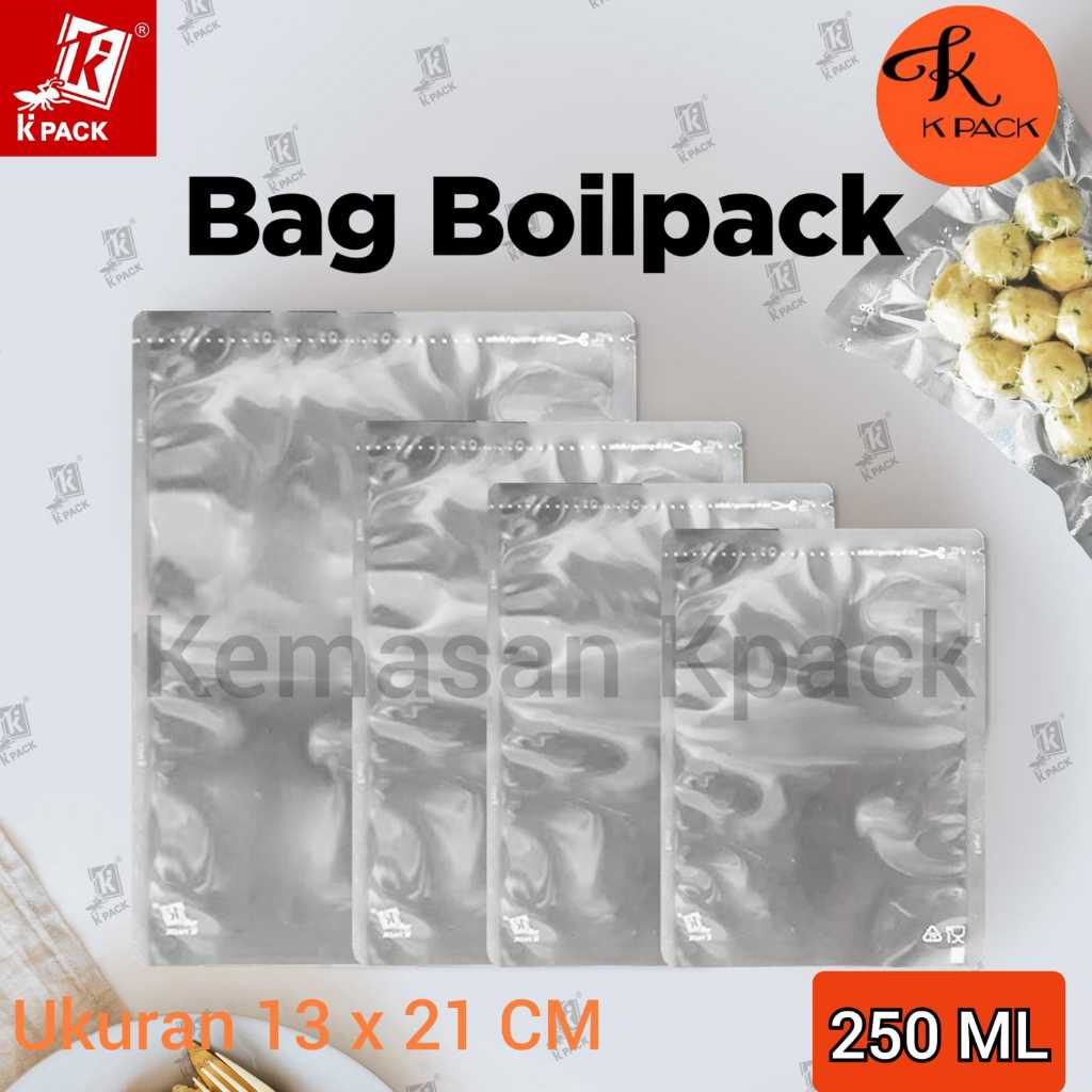 KEMASAN BAG BOILPACK 250 GR TAHAN REBUS-PANAS  KPACK