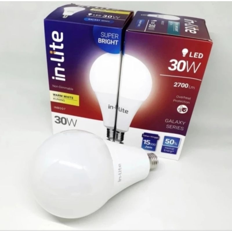 LAMPU LED BULB 30 WATT IN LITE LAMPU BOHLAM LED BULB 30WATT IN-LITE