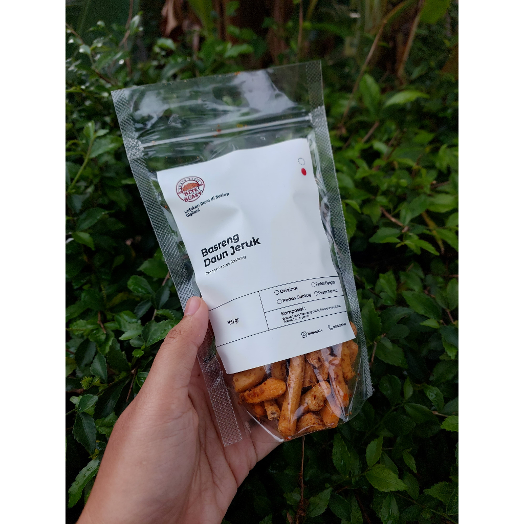 

basreng pedas daun jeruk renyah