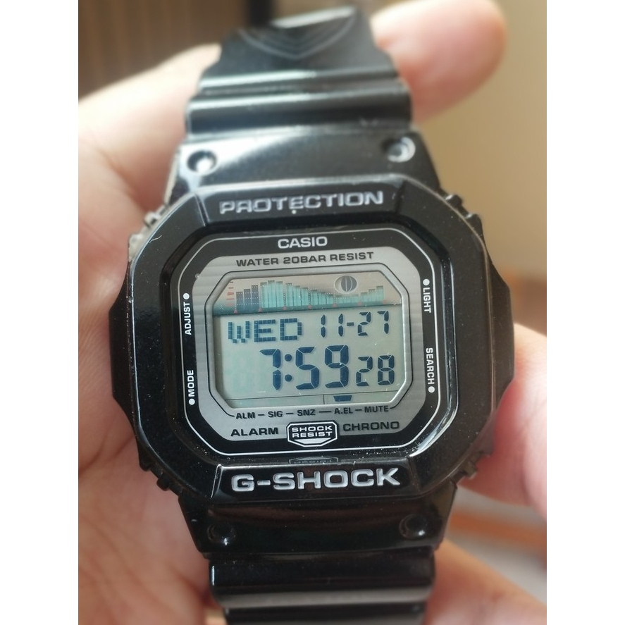 Casio G-Shock G-Lide GLX-5600-1JF Digital Dial Black Resin Band JDM