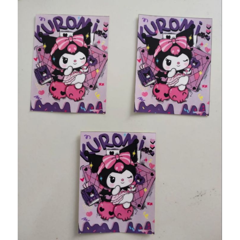 

Stiker Kuromi Isi 3pcs Terbaru