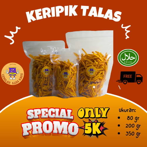 

Keripik Talas/ Keripik Talas Asin dan Gurih