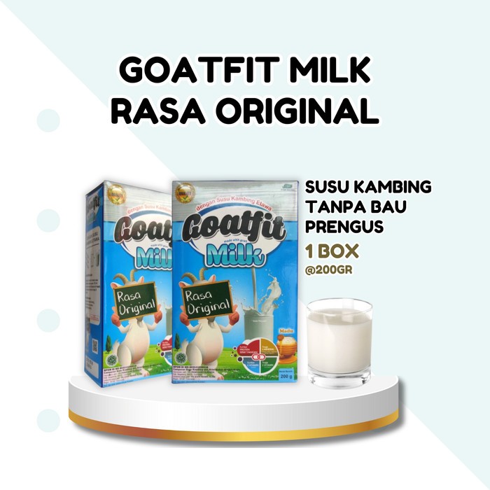 

SUSU KAMBING ETAWA GOATFIT MILK ETAWA ASLI ORIGINAL 200gr