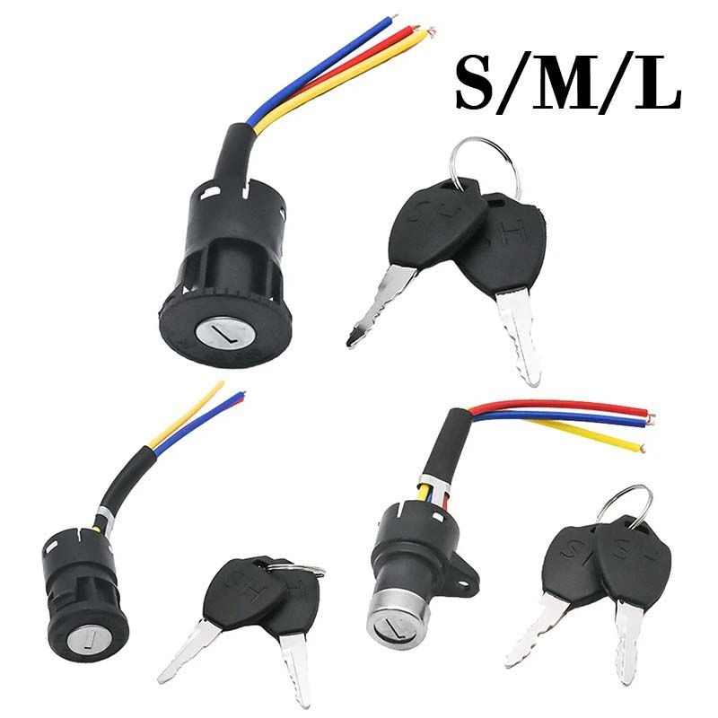 3 Kabel Kunci Kontak Sepeda Listrik  Konci Sepeda Listrik Universal Kunci Kontak Sepeda Listrik Goda