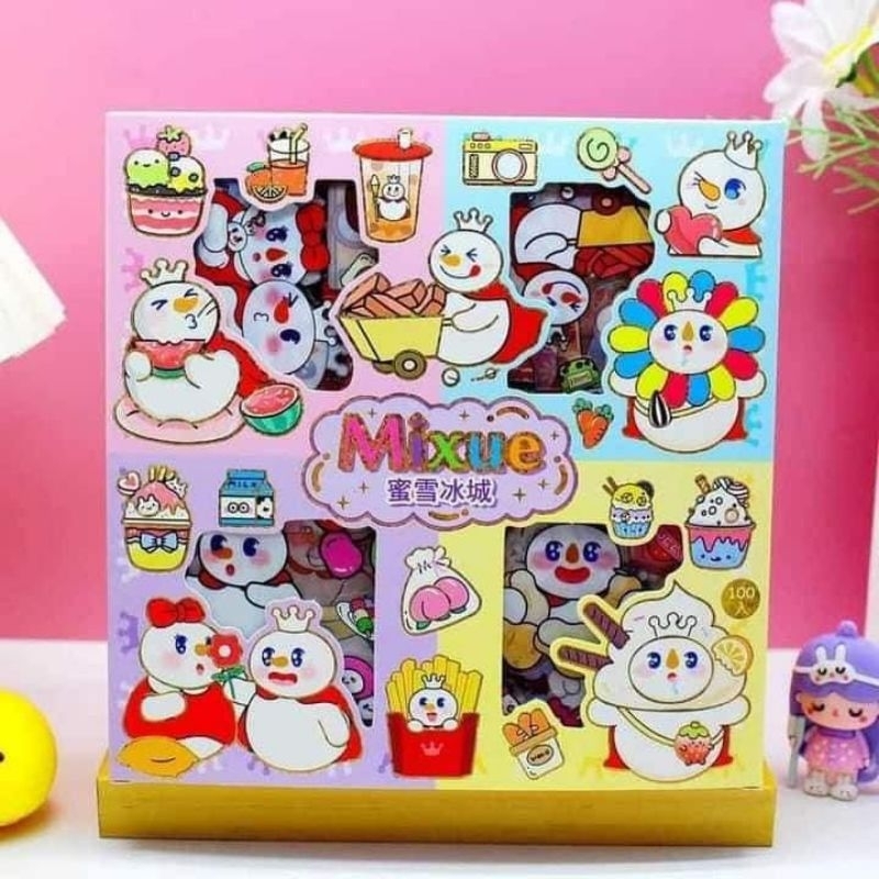 

☘️ ASHIKA ☘️ STIKER MIXUE VIRAL TERLARIS ISI 100 LEMBAR