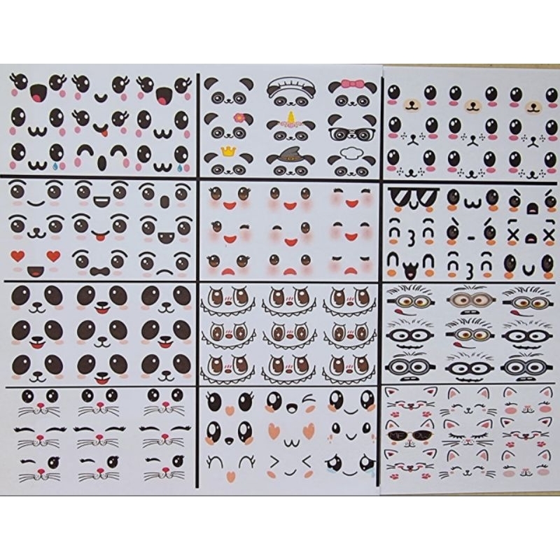 

edible stamp / edible picture / stiker makanan / stiker bento / stiker nasi / emoji