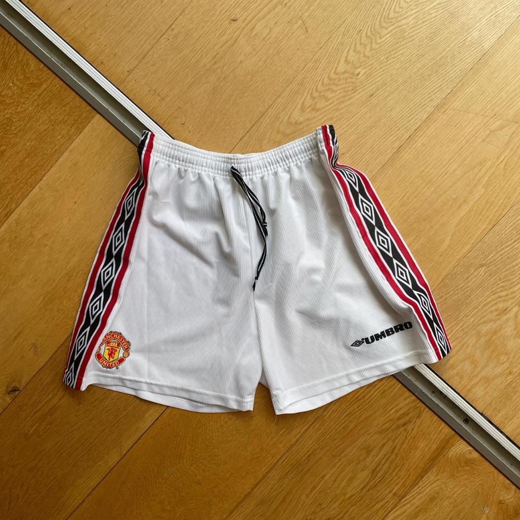 celana GO Grade Ori  Shorts  Home Mu Manchester 1998 High Quality