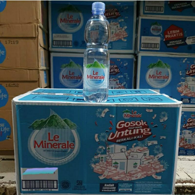

Leminerale 600 ml 1 dus isi 24 botol