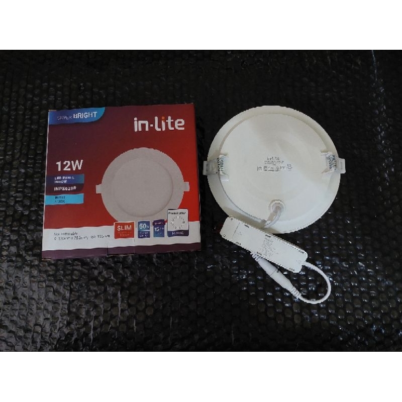 LAMPU PANEL LED 12 WATT BULAT INBOW IN LITE LAMPU DOWNLIGHT LED 12WATT IN-LITE