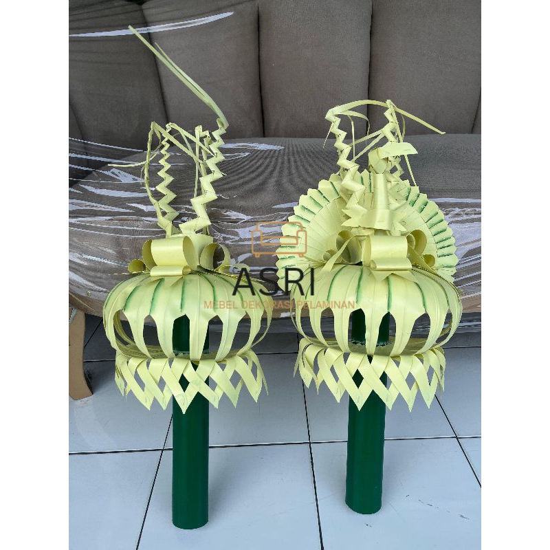 Kembar mayang Janur Plastik