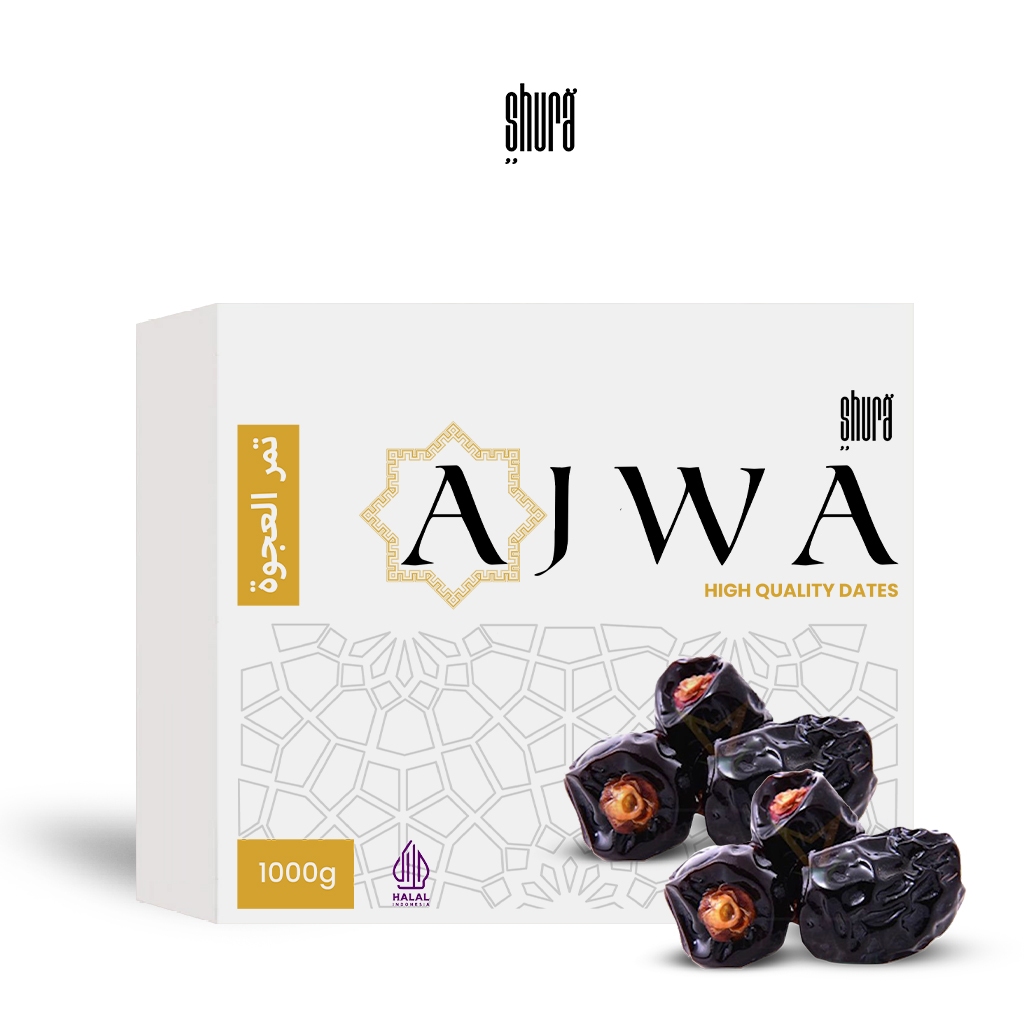 

Shura Kurma Ajwa 1kg Kurma Nabi Premium Original
