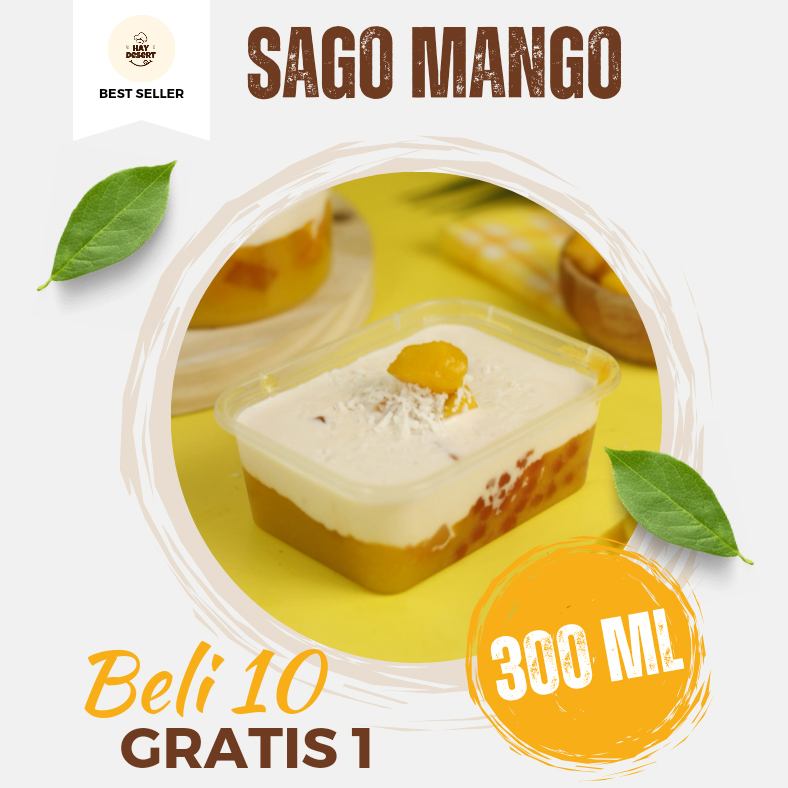 Beli 10 Gratis 1 Sago Mango 300 ml