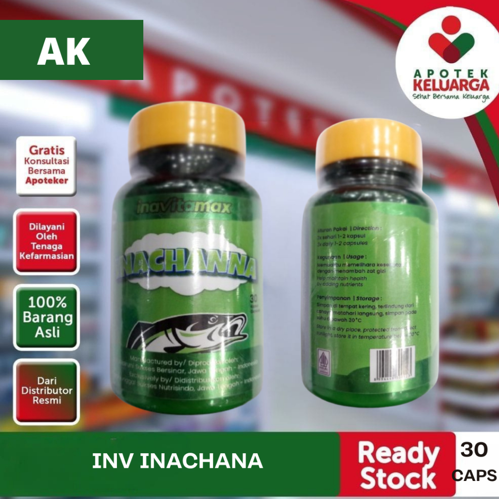

INAVITAMAX INACHANA ISI 30 #MEMBANTU MEMPERCEPAT PENGERINGAN LUKA PASCA OPERASI #PADANG