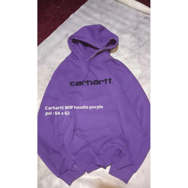 HOODIE CARHATT WIP PURPLE