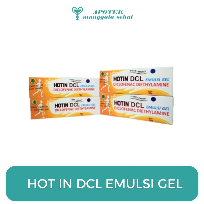 HOTIN DCL Emulsi Gel Diclofenac Diethylamine